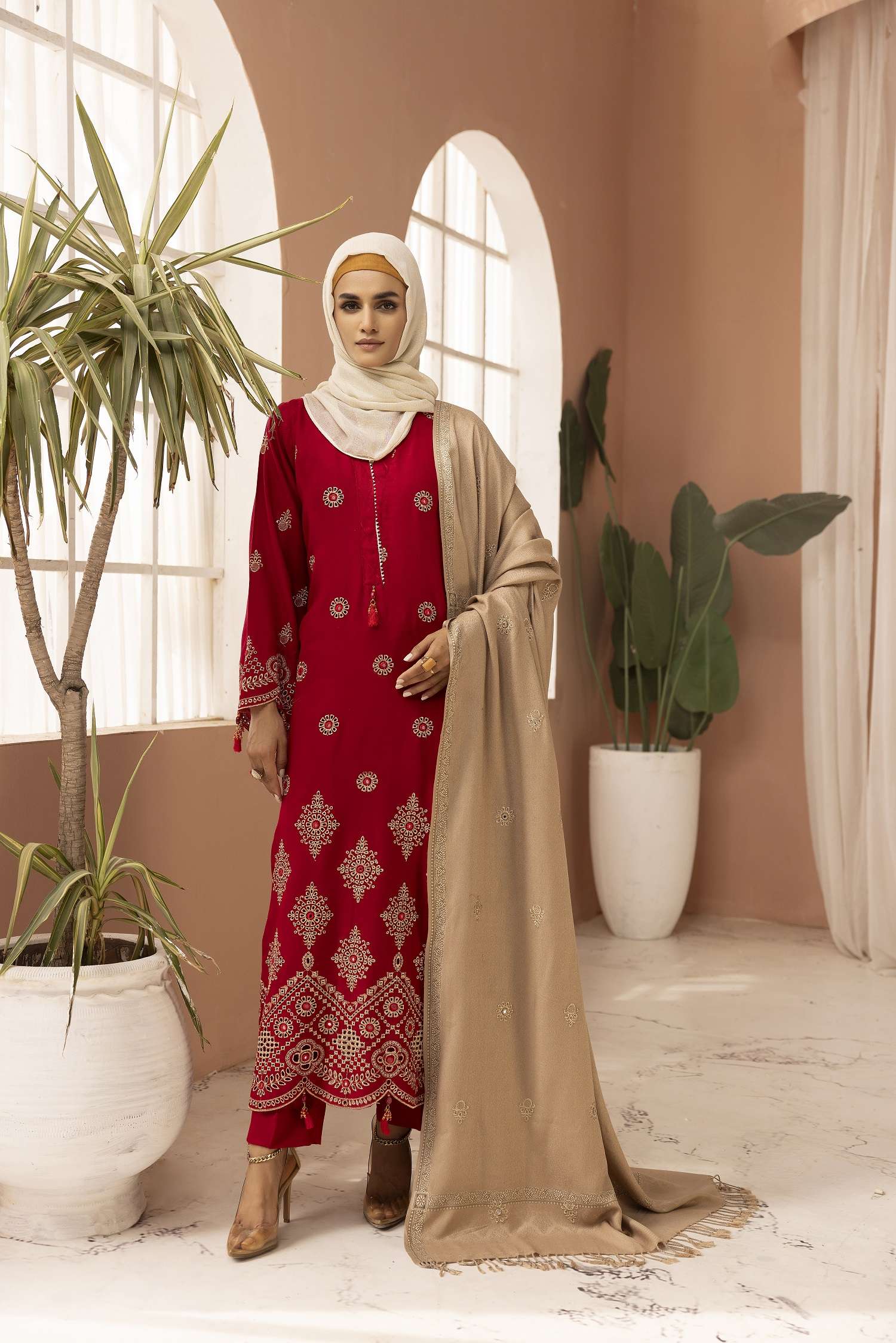 WOOL TOUCH PASHMINA HWF-12